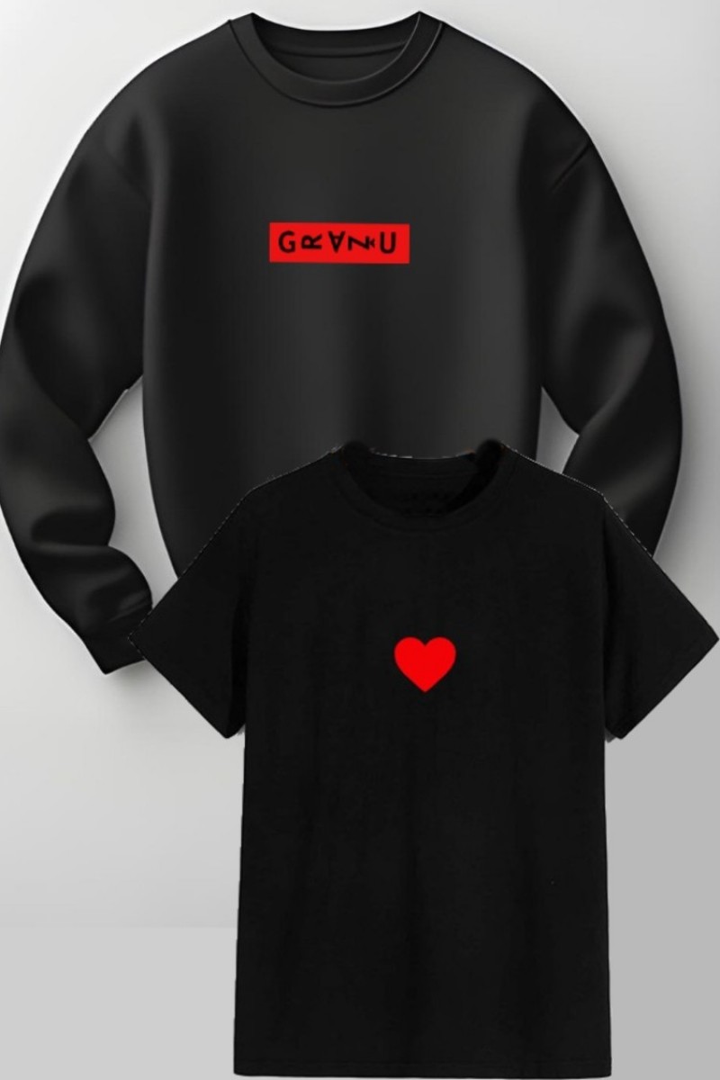 GRAŽU + INLOVE - DŽEMPERIO IR MARŠKINĖLIŲ KOMPLEKTAS